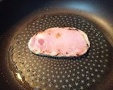 ボリューミー朝食！ハムエッグマフィン作り方1写真