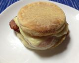 ボリューミー朝食！ハムエッグマフィン作り方10写真