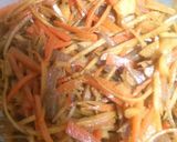カレー風味のきんぴらごぼう作り方4写真
