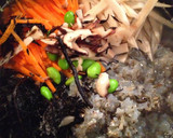 田作りの残りで＊白滝入り炊き込みご飯作り方4写真