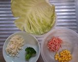 卵なし☆子供用お好み焼き【離乳食】作り方1写真
