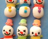 マシュマロ♡♡雪だるま作り方12写真
