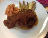 肉汁ブシャーのおろしハンバーグ作り方11写真