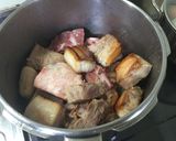 超簡単！圧力鍋DEソーキ・三枚肉煮付け作り方2写真