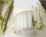 鶏ガラスープの素で白菜の漬け物作り方1写真