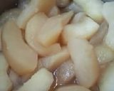 残ったイマイチりんごの白ワイン煮作り方4写真