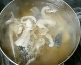 魚屋流トロ寒ブリあら出し汁濃厚雑煮作り方7写真