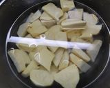 裏ごしなしで作るリンゴきんとん作り方1写真