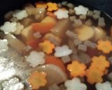 あまったお節の煮物で★揚げ餅のお雑煮作り方3写真