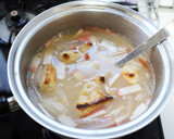 おせちを再利用！我が家の味　白みそ雑煮作り方8写真