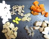 おせち料理リメイク「煮しめあんかけ雑煮」作り方2写真