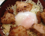 余り物の唐揚げや豚カツで 簡単丼作り方8写真