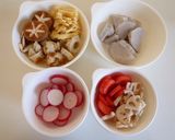 家にあるものでお雑煮（おすまし風）作り方1写真