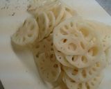 簡単きんぴら蓮根♪じゃこのっけ作り方1写真