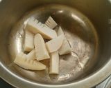 簡単!たけのこの鶏そぼろあん作り方1写真