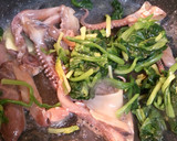 ♪ゲソとほうれん草のバター焼き♪作り方3写真