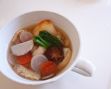 家にあるものでお雑煮（おすまし風）作り方4写真