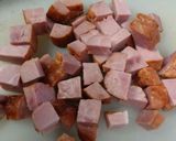 おせち煮物&焼豚でリメイク♪中華おこわ作り方3写真