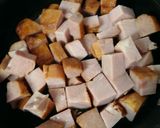おせち煮物&焼豚でリメイク♪中華おこわ作り方4写真