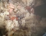 おせち煮物&焼豚でリメイク♪中華おこわ作り方7写真
