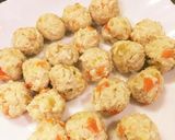 離乳食*後期〜♡秘密のふわっふわ鶏だんご作り方5写真
