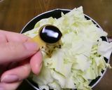 ツナの缶汁で＊キャベツのくたくた煮小鉢作り方2写真