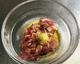 小松菜と豚肉のごま油炒め〜しょうが風味〜作り方1写真