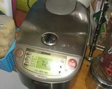 おばあちゃんの炊飯器簡単マグロ山菜おこわ作り方13写真