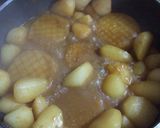 ○大根の胡麻味噌煮○作り方2写真