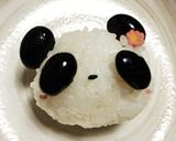 余った黒豆で！パンダおにぎりキャラ弁にも作り方4写真