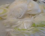 ねぎくたくた大量消費のクリームパスタ　作り方1写真