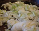 ねぎくたくた大量消費のクリームパスタ　作り方2写真