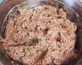 野菜たっぷりふわふわハンバーグ作り方6写真
