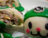 青椒肉絲ふっかちゃんまん ゆるキャラまん作り方36写真