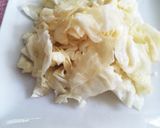 簡単！キャベツの甘酢漬けでハムマヨサラダ作り方2写真
