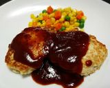 ハンバーグヘルパーdeふわふわ豆腐バーグ作り方9写真