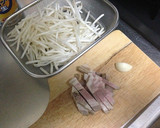 残った食材で簡単に☆叉焼もやし炒め作り方1写真