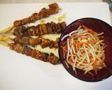 簡単で美味しい！焼き鳥でおこわ　作り方1写真