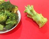 ブロッコリーの茎のポタージュ作り方1写真
