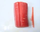 梅にこだわる❀人参の飾り切り❀作り方3写真