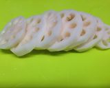 レンコンと浜納豆のはさみ焼き作り方2写真