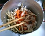 簡単！ 蓮根 ごぼう 人参の きんぴら！作り方4写真