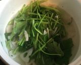 水菜とれんこんのお浸し作り方3写真