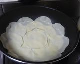 フライパンでキッシュ♡餃子の皮だから簡単作り方4写真