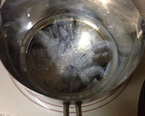 黒豆の煮汁活用＊寒天で！黒豆プリン作り方2写真