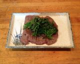 牛ステーキの大葉梅醤油がけ作り方3写真