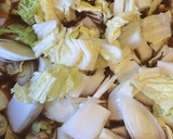 簡単熱々！白菜と豚コマの麻婆丼作り方4写真