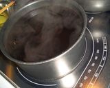 ＩＨクッキングヒーターde黒豆●おせち●作り方1写真