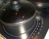 ＩＨクッキングヒーターde黒豆●おせち●作り方3写真