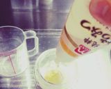 みかんとりんごのヨーグルトスムージー作り方3写真